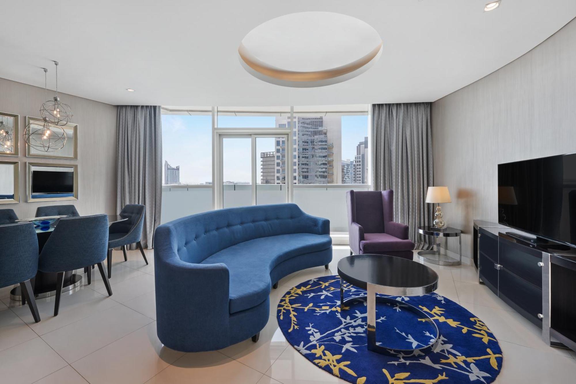 Damac Maison Distinction Dubai Esterno foto Living room